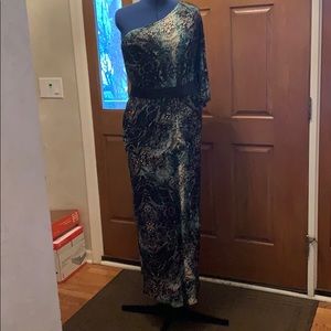 One sleeve maxi dress